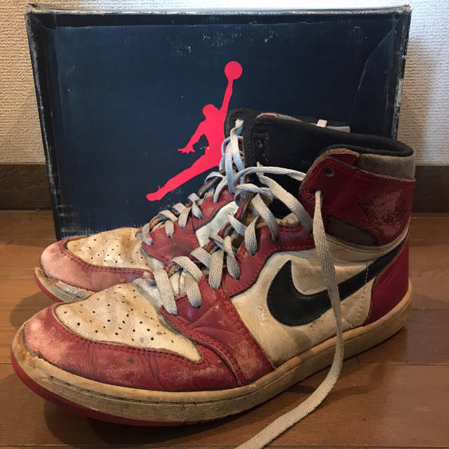 NIKE AIR JORDAN1 オリジナル 年製 ジョーダン1 大人気の .0