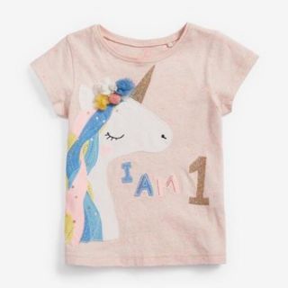 ネクスト(NEXT)の新品 未使用 next baby 半袖Tシャツ ユニコーン ピンク ネクスト(Ｔシャツ)