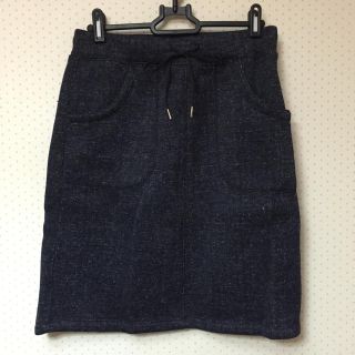 スピックアンドスパン(Spick & Span)の裏起毛♡ニットスカート(ひざ丈スカート)