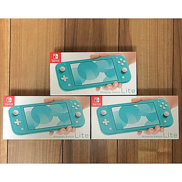 ニンテンドースイッチライト 本体 ターコイズ×3台