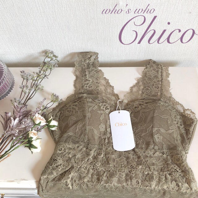 who's who Chico(フーズフーチコ)の人気🌙¥4290【Chico】レースブラレット レースキャミ  レディースのトップス(キャミソール)の商品写真