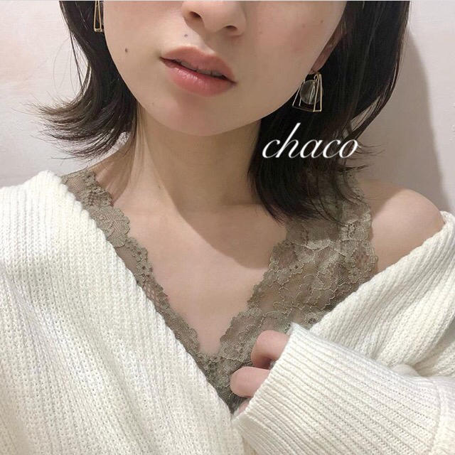 who's who Chico(フーズフーチコ)の人気🌙¥4290【Chico】レースブラレット レースキャミ  レディースのトップス(キャミソール)の商品写真