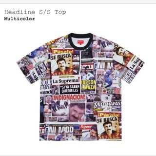 シュプリーム(Supreme)のsupreme headline S/S top multicolor XL(Tシャツ/カットソー(半袖/袖なし))