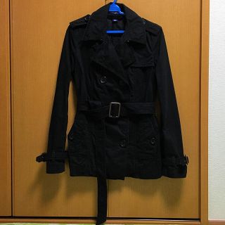 ギャップ(GAP)の黒のダブルジャケット(テーラードジャケット)