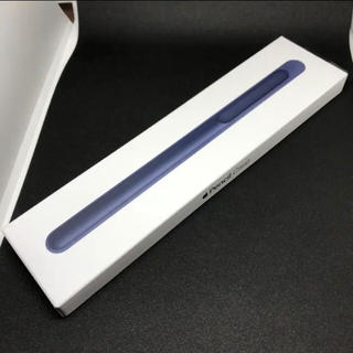 アップル(Apple)の【新品未開封】純正Apple Pencilレザーケース　ミッドナイトブルー(その他)