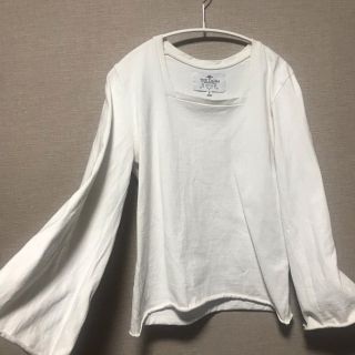 スローブイエナ(SLOBE IENA)の専用◆THE Dallas スクエアネックTホワイト(カットソー(長袖/七分))