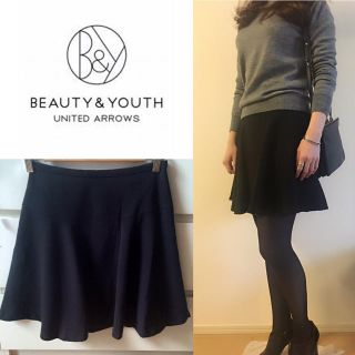 ビューティアンドユースユナイテッドアローズ(BEAUTY&YOUTH UNITED ARROWS)のBEAUTY&YOUTH フレアスカート(ひざ丈スカート)