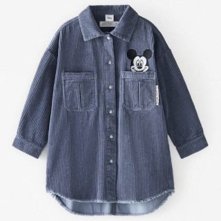 ザラキッズ(ZARA KIDS)の⭐︎新品未使用⭐︎ZARAKIDS  ミッキーマウス　コーデュロイジャケット(テーラードジャケット)