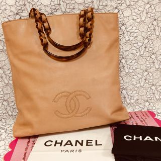 CHANEL ヴィンテージシャネル バッグ 鼈甲ショルダー