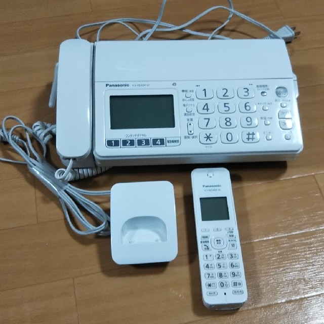 パナソニックおたっくす  親機KX-PD304-W  子機KX-FKD404-W