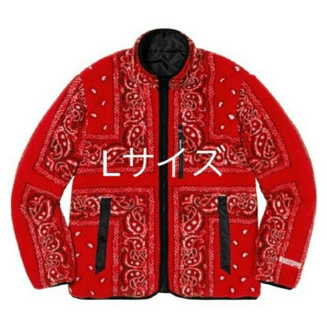 Supreme(シュプリーム)のSupreme Reversible Bandana Fleece Jacket メンズのジャケット/アウター(ブルゾン)の商品写真