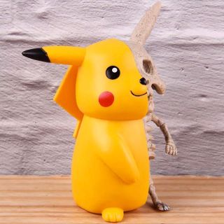 ポケモン(ポケモン)の珍品 レア ピカチュウ スケルトン フィギュア ポケモン 骨 スカル　骨格標本(ゲームキャラクター)