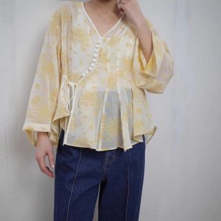 マメ(mame)のVIVO様専用mame新品PEDICEL JAQUARD BLOUSE ブラウス(シャツ/ブラウス(長袖/七分))