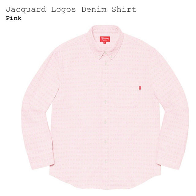Supreme Jacquard Logos Denim Shirt 1