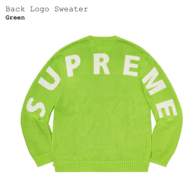 シュプリーム　supreme Back Logo Sweaterのサムネイル