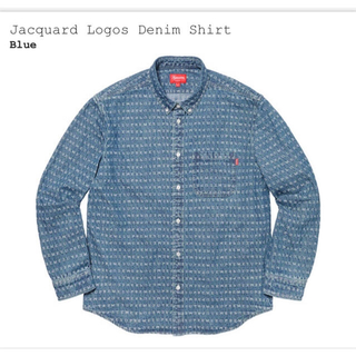 シュプリーム(Supreme)のSupreme Jacquard Logos Denim Shirt XLサイズ(シャツ)