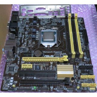 エイスース(ASUS)のASUS B85M-E＋G1840 動作品 LGA1150(PCパーツ)