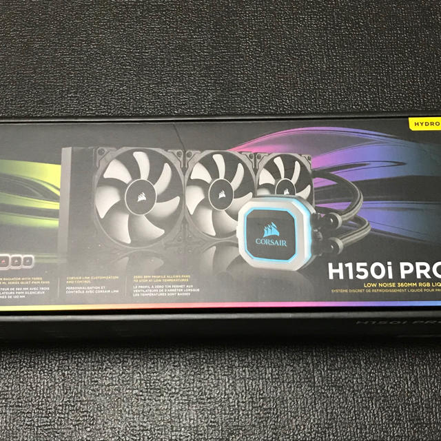 PCパーツCorsair H150i PRO RGB 水冷CPUクーラー