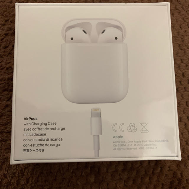 Apple(アップル)のAirpods 第2世代 スマホ/家電/カメラのオーディオ機器(その他)の商品写真