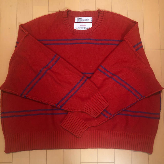 DAIRIKU Inside Out Border Knit 19aw