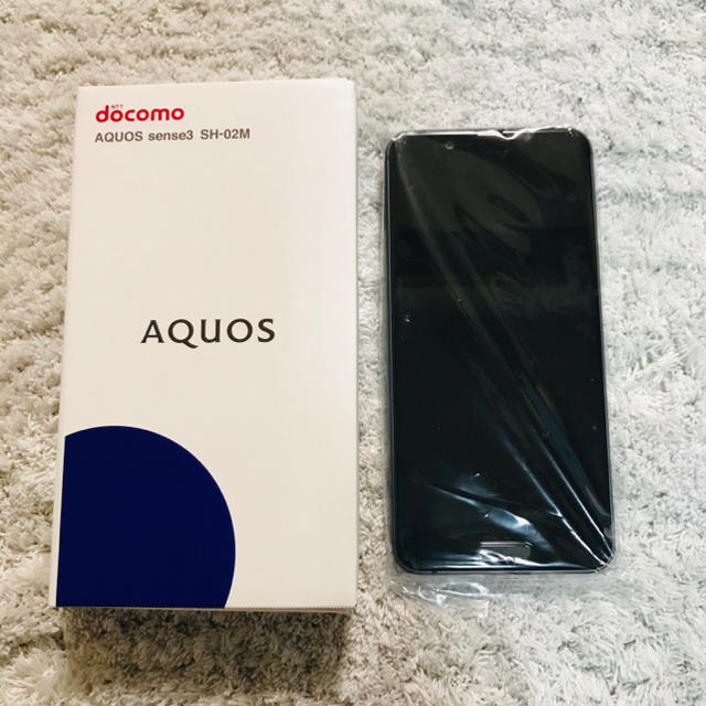 AQUOS sense3  SH-02M 本体 SIMロック解除済み新品