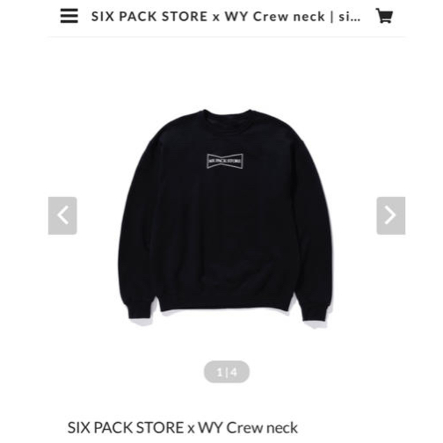 SIX PACK STORE x WY Crew neck