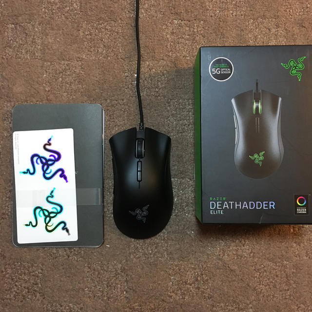 LAZER(レイザー)のRazer Deathadder Elite スマホ/家電/カメラのPC/タブレット(PC周辺機器)の商品写真