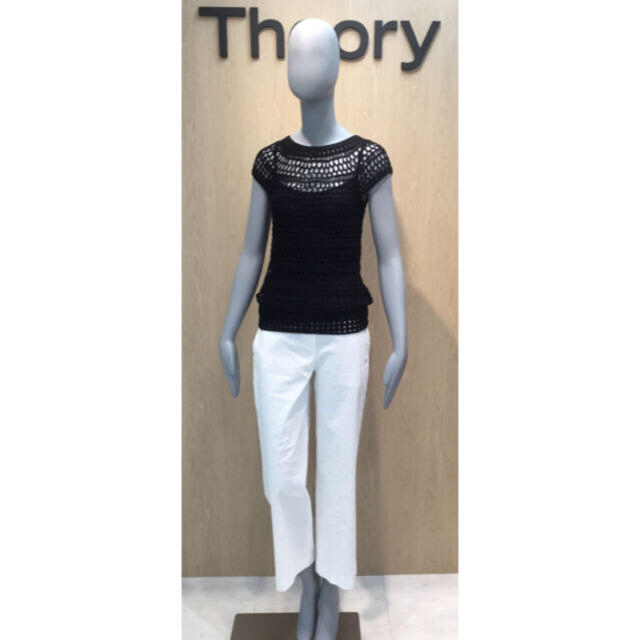 Theory 19SS メッシュ編みプルオーバーニット 5