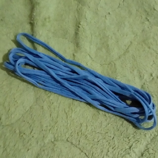 Tシャツヤーン　ブルー　3.5m(生地/糸)