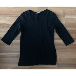 ハレ(HARE)のHARE 7分丈Tシャツ　黒　Sサイズ(Tシャツ/カットソー(七分/長袖))
