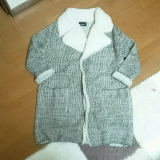 ZARA(ザラ)のZARA♡ニットコート レディースのジャケット/アウター(ロングコート)の商品写真