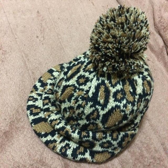 NEW YORK HAT(ニューヨークハット)のレオパード柄 ニット帽 レディースの帽子(ハット)の商品写真