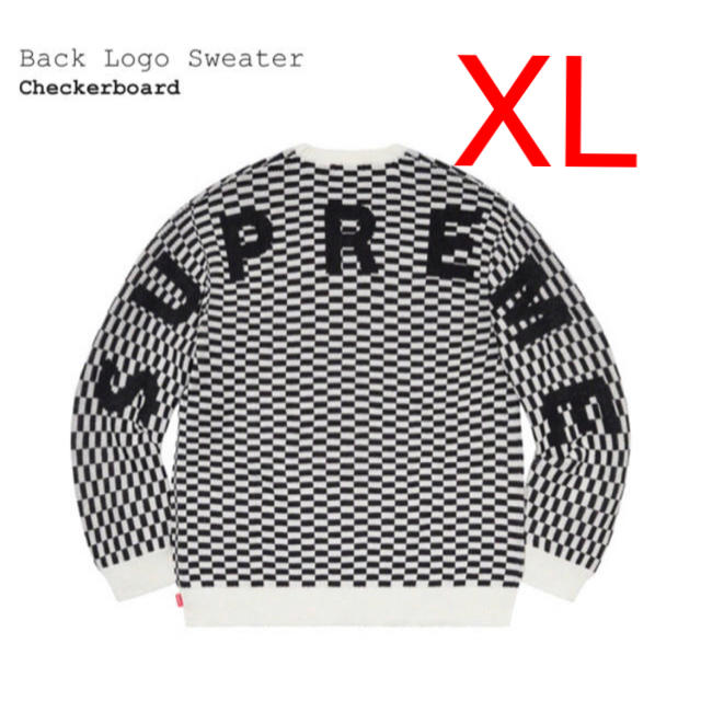 Supreme(シュプリーム)のBack Logo Sweater XL メンズのトップス(ニット/セーター)の商品写真