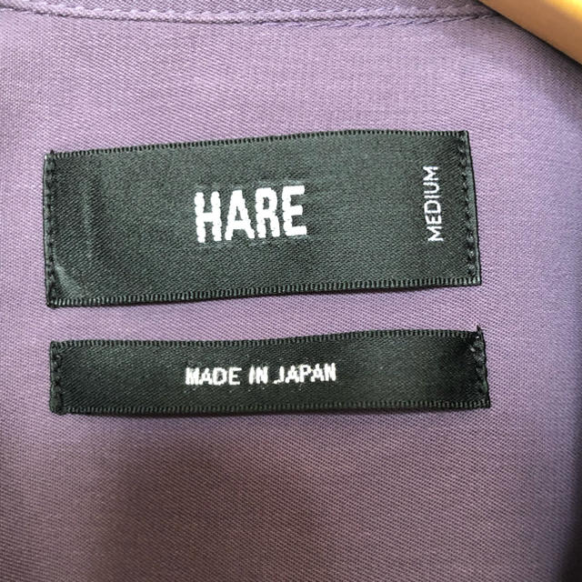 HARE(ハレ)のHARE MENS 開襟シャツ　パープル　Mサイズ メンズのトップス(シャツ)の商品写真