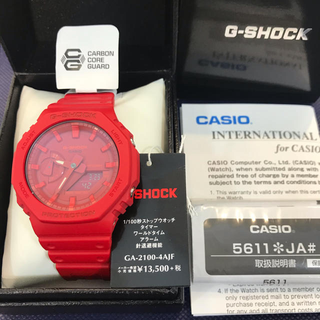 G-SHOCK - 新品☆G-SHOCK カシオ GA-2100-4AJF【国内正規品】の通販 by