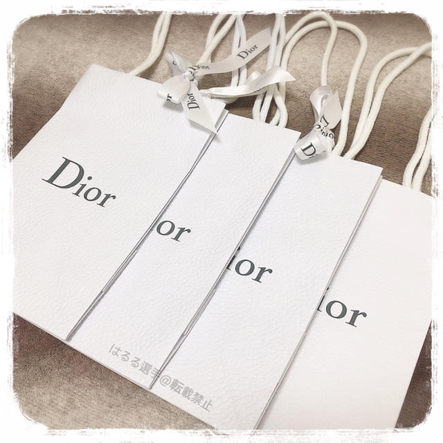 Dior(ディオール)の【Dior】ショップ袋 4枚セット𓅯⠜ レディースのバッグ(ショップ袋)の商品写真