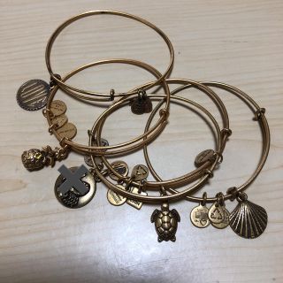 ロンハーマン(Ron Herman)の美品！ALEX AND ANI ブレスレット　ゴールド　まとめ売り(ブレスレット/バングル)