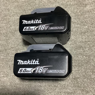 マキタ(Makita)のマキタ純正バッテリー 18v6Ah 2個セット　雪印(バッテリー/充電器)