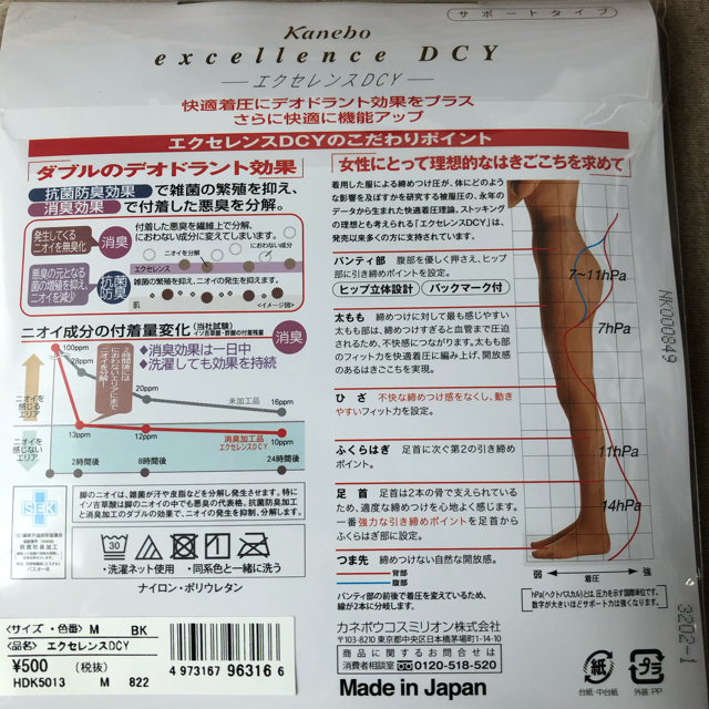 Kanebo(カネボウ)のカネボウ　ストッキング3枚セット レディースのレッグウェア(タイツ/ストッキング)の商品写真