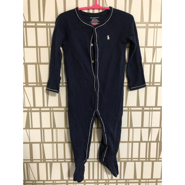 POLO RALPH LAUREN(ポロラルフローレン)の専用❤️Ralph Lauren足つきロンパース 2枚 キッズ/ベビー/マタニティのベビー服(~85cm)(ロンパース)の商品写真