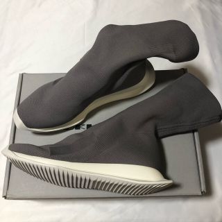 リックオウエンス(Rick Owens)のDRKSHDW グレー ソックススニーカー 39(スニーカー)