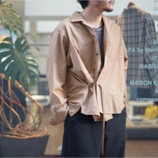 サンシー(SUNSEA)のSUNSEA GIGOLO Shirt/Beige(シャツ)