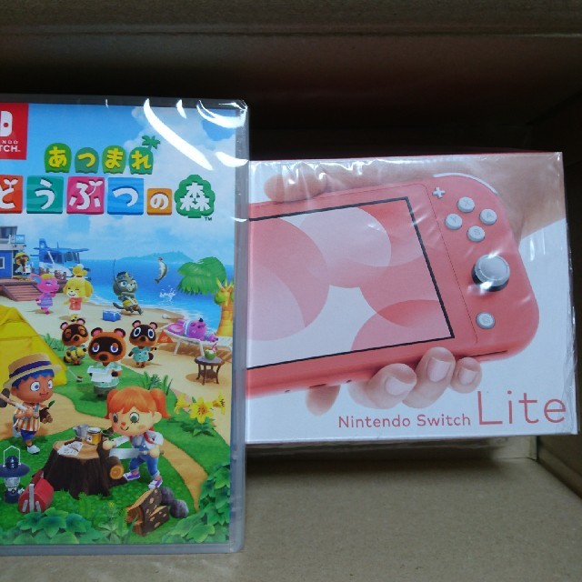 Nintendo switch lite コーラル どうぶつの森