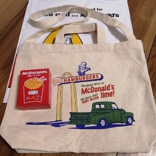 マクドナルド(マクドナルド)のマクドナルド　ポテトタイマー　トートバッグ　セット　(日用品/生活雑貨)