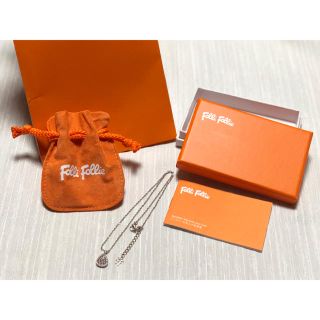 フォリフォリ(Folli Follie)の【美品】Folli Follie ティアドロップネックレス(ネックレス)