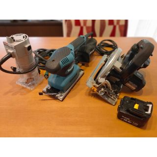 マキタ(Makita)のMakita マキタ 電動工具色々（マルノコ、仕上サンダ、トリマ）(その他)