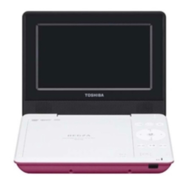 週末限定値下げ DVDプレーヤー REGZA ピンク SDP710SP