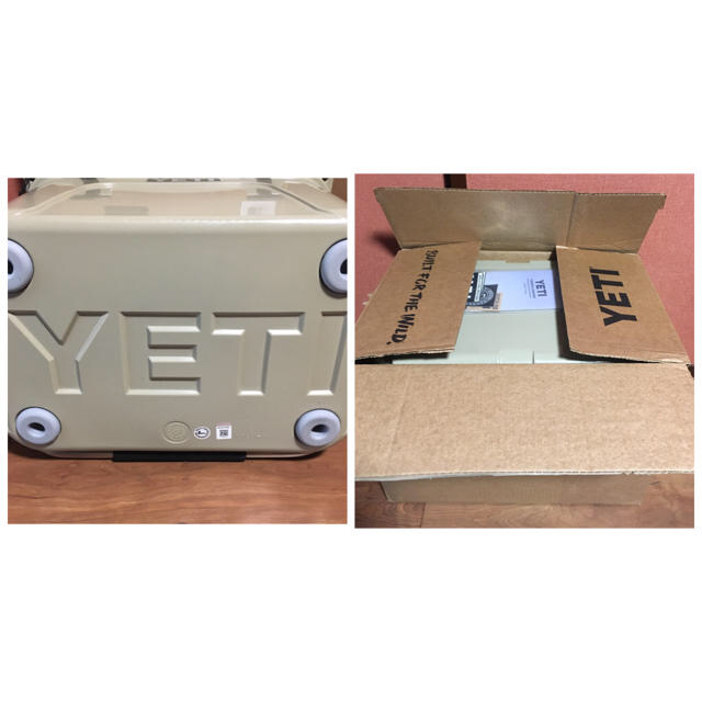 Snow Peak(スノーピーク)の新品未使用　YETI COOLERS  ROADIE 20 TAN スポーツ/アウトドアのアウトドア(その他)の商品写真