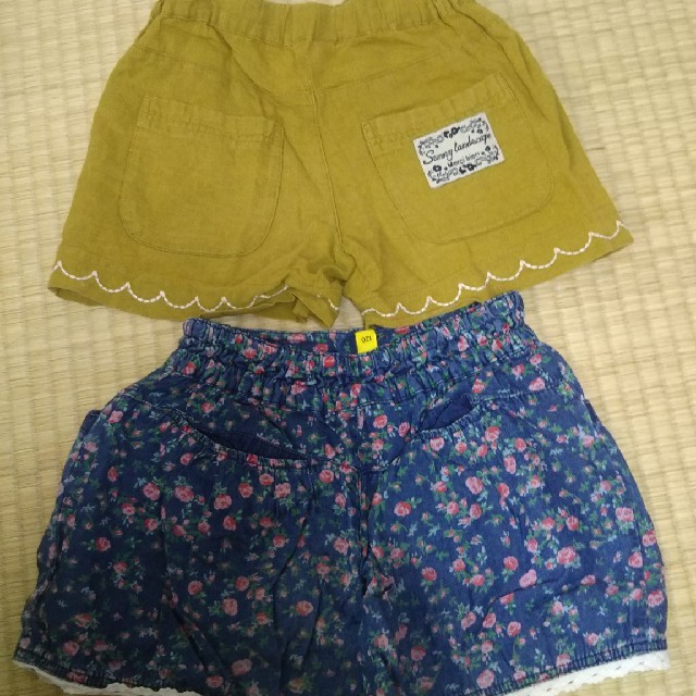 女の子短パン 120センチ ４点 キッズ/ベビー/マタニティのキッズ服女の子用(90cm~)(パンツ/スパッツ)の商品写真