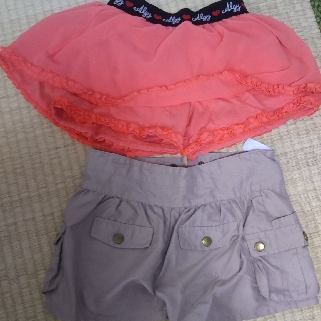 女の子短パン 120センチ ４点 キッズ/ベビー/マタニティのキッズ服女の子用(90cm~)(パンツ/スパッツ)の商品写真